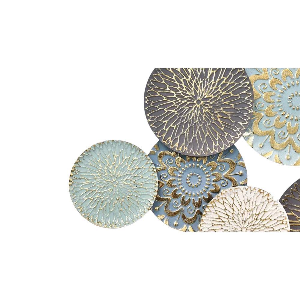 Multicolor wall plates Metal Wall Art