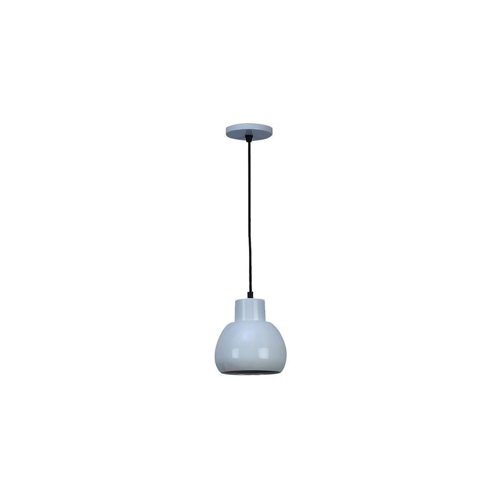 Apple White Metal Hanging Light
