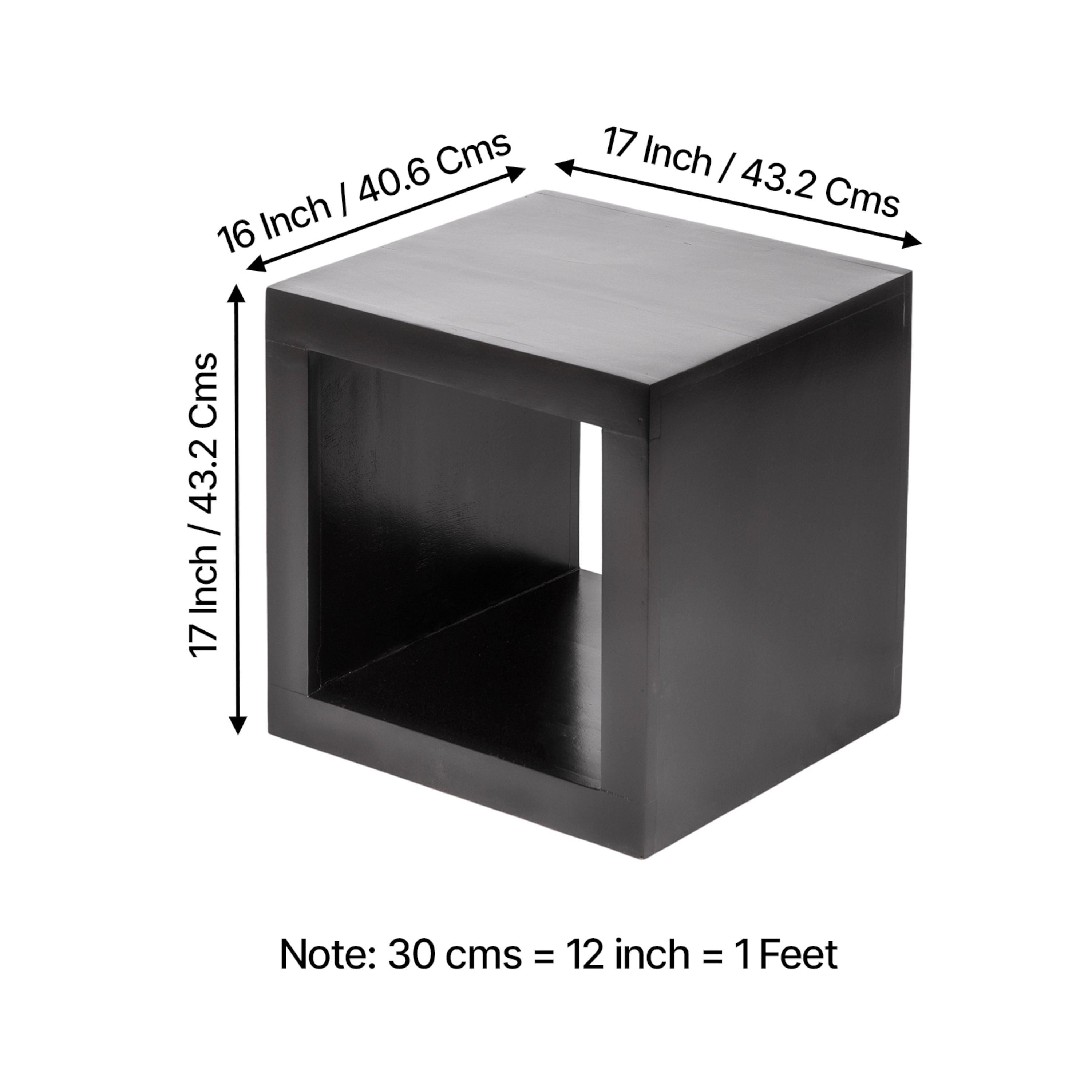 Berlin Bedside Table - Dark Walnut Finish