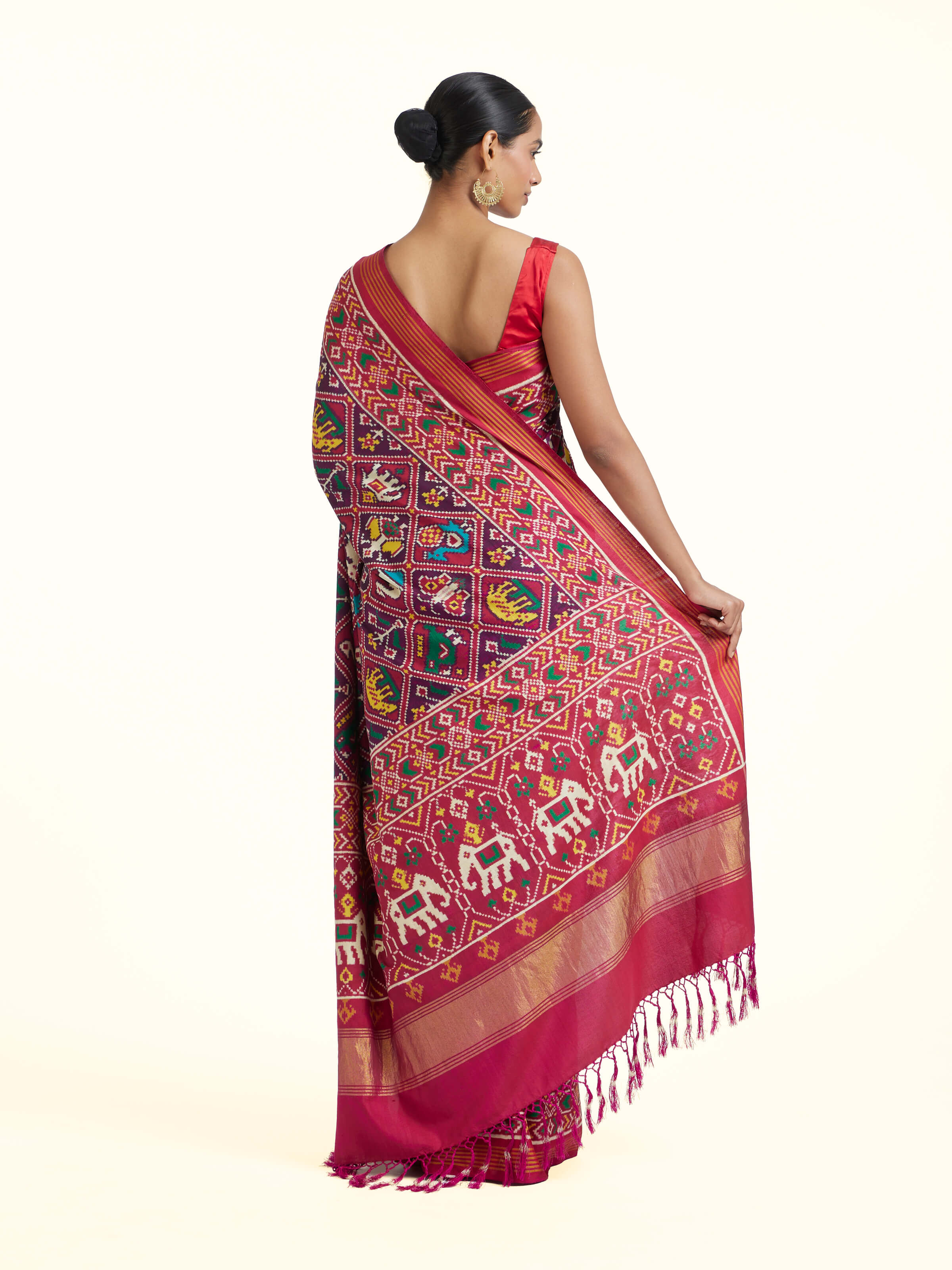 Silk Patan Patola Double Ikat Saree