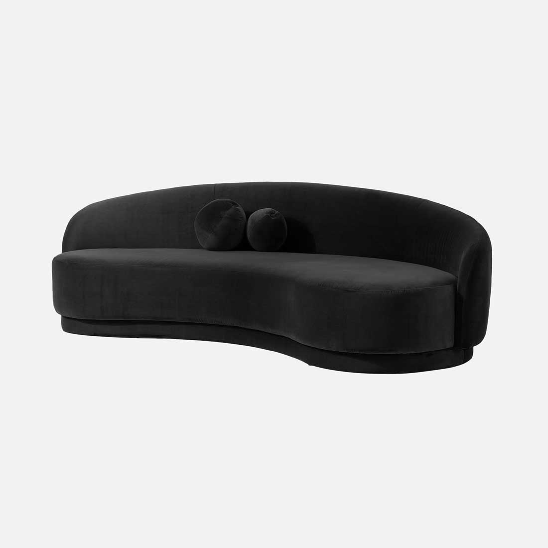 Tarron Fabric Sofa (Black)