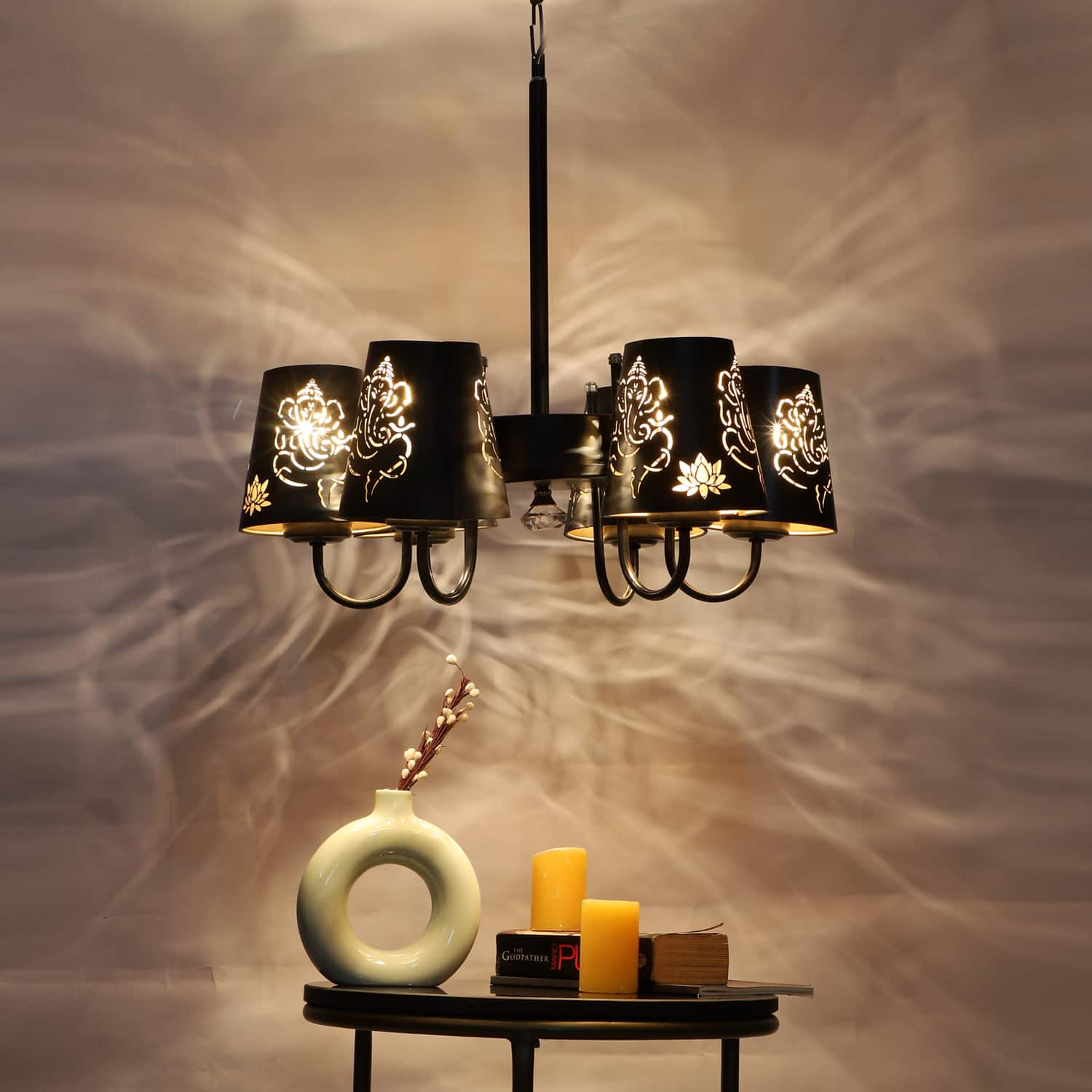 Devansh Solid Wood Electric Wall Light in White Colour with White Shade Count of 1 Light