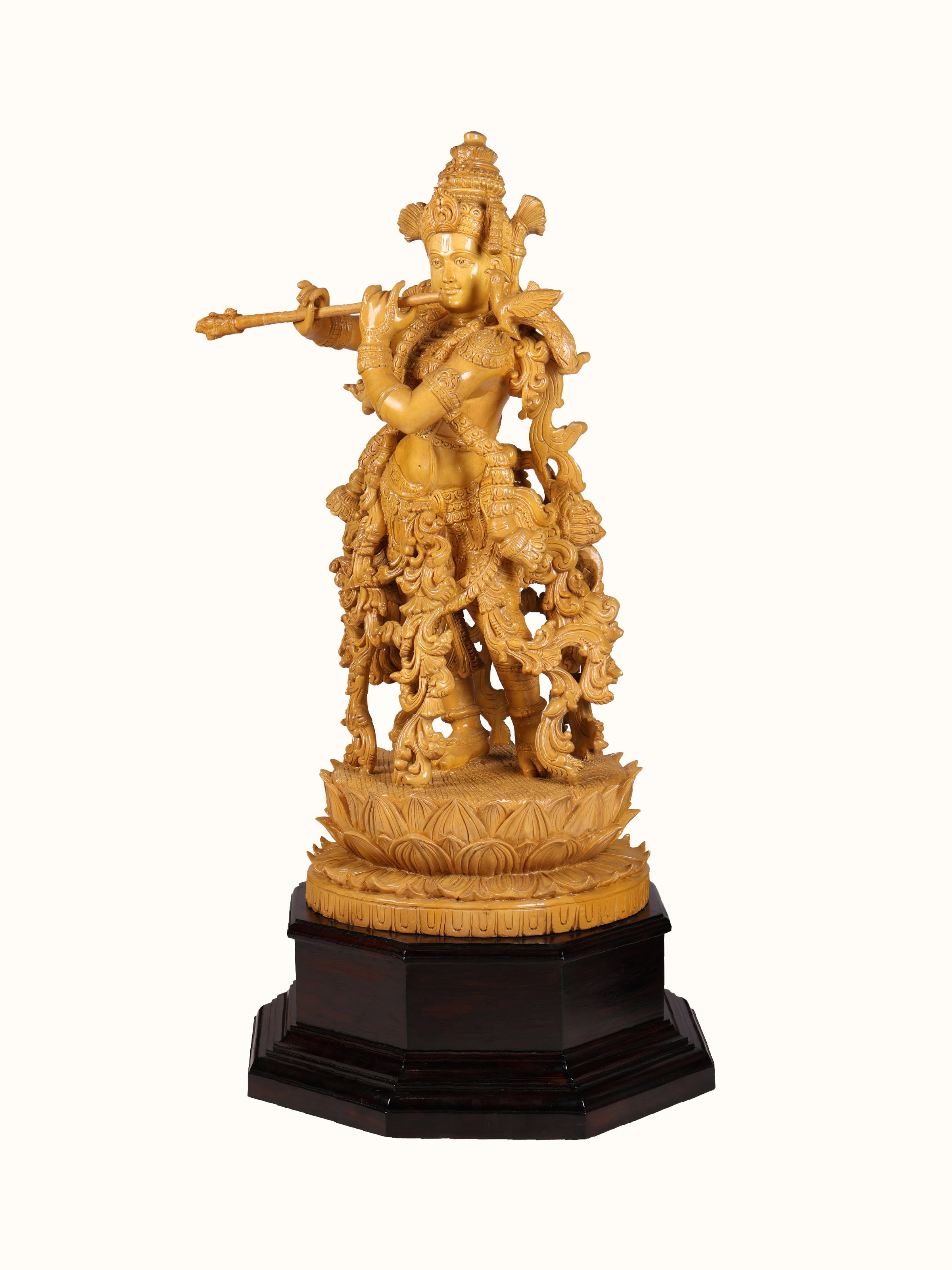 Wood Carved Venugopala Idol