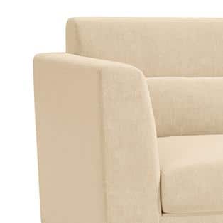 Lewis 2 Seater Fabric Sofa in Birch Beige Colour