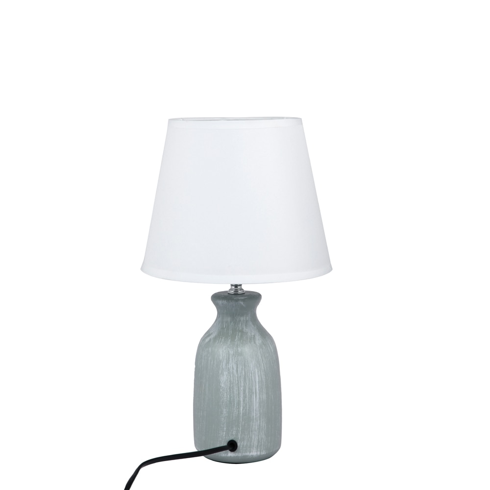 HOME Table Lamp Grey Sleek Contemporary Design