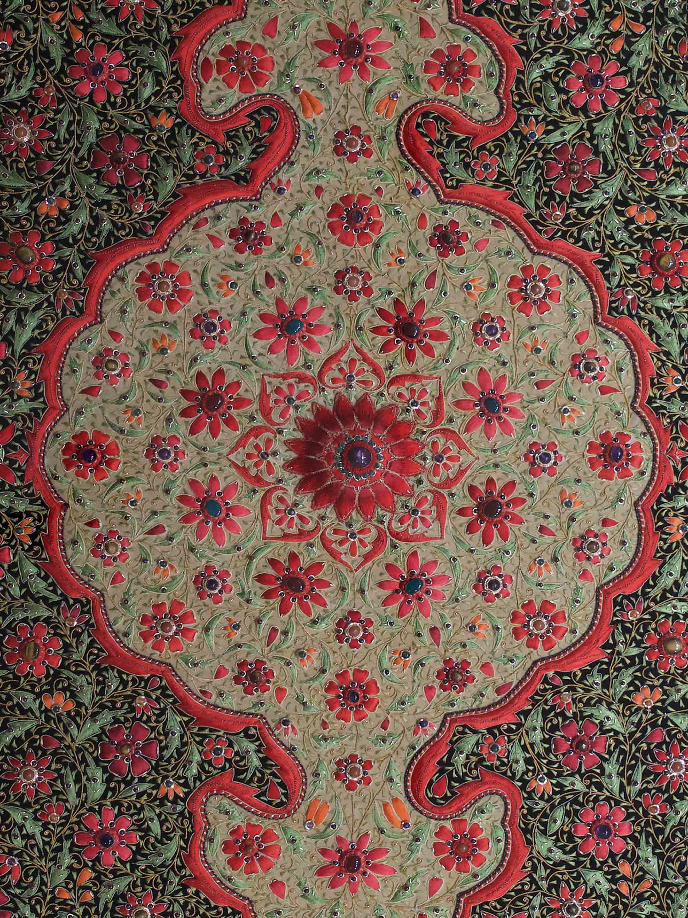 Jeweled Carpet Zardozi Wall Hanging