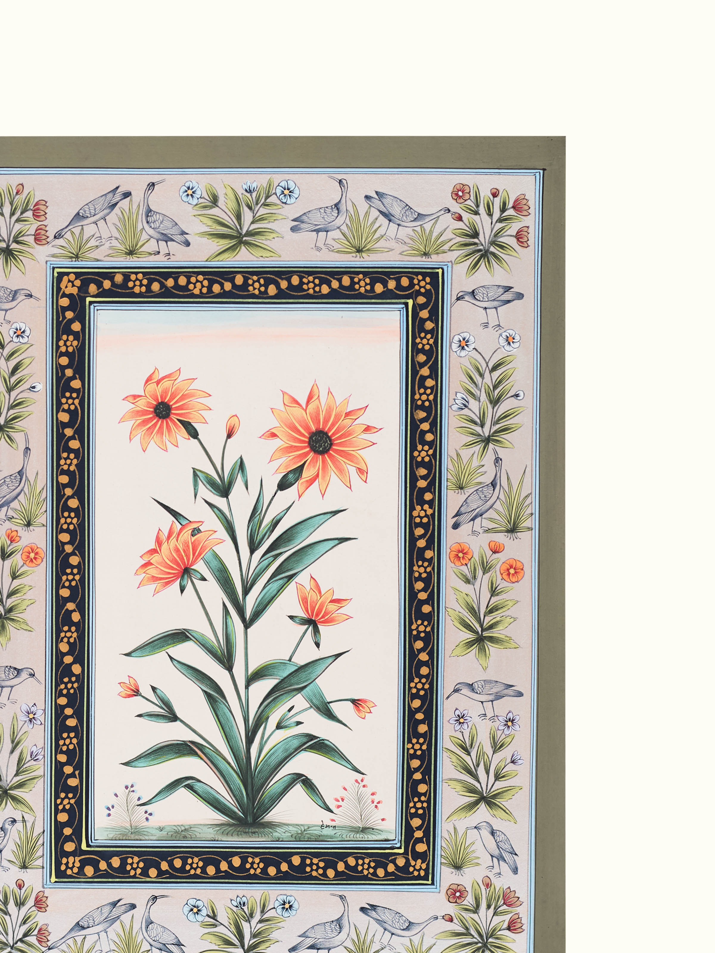 Gazania Miniature Painting