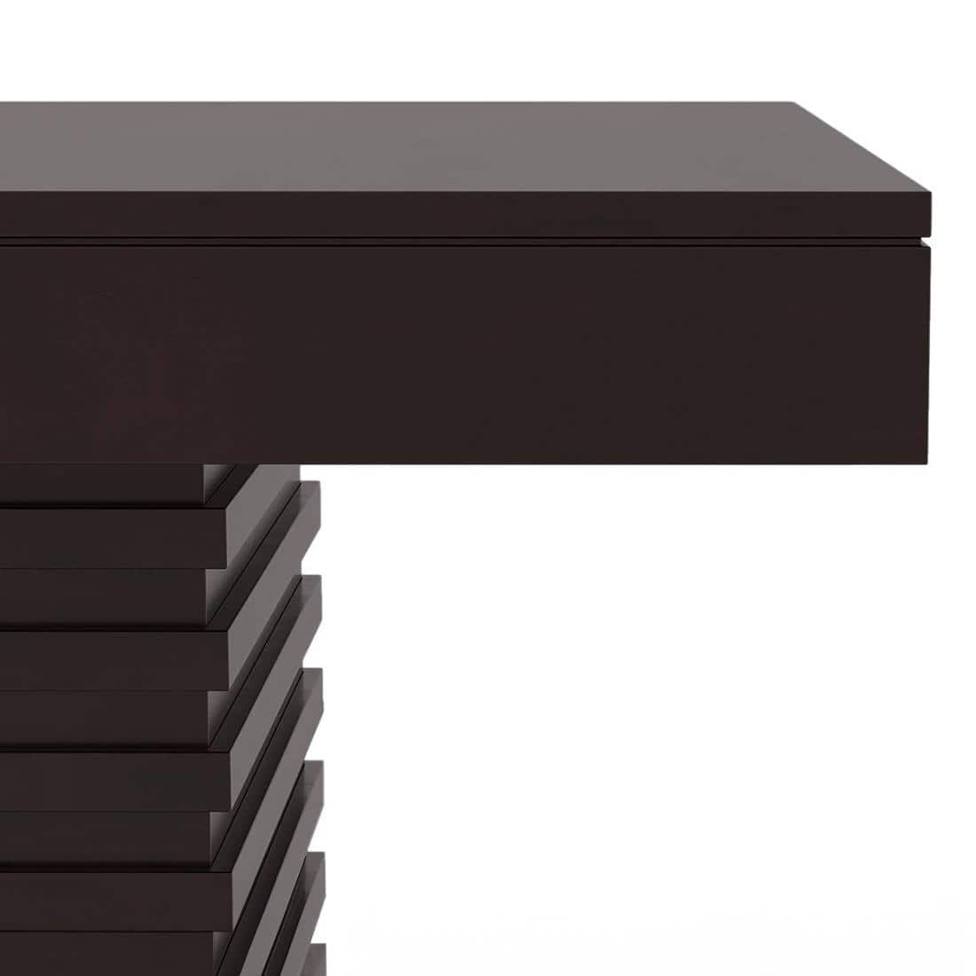 Julian 4 Seater Dining Table With Set Of 4 Capra Dining Chairs (Finish- Mahogany)