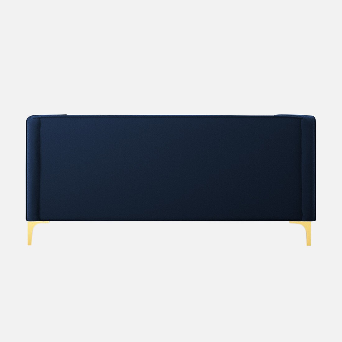 Texude Velvet 2 Seater Sofa Navy Blur in Colour