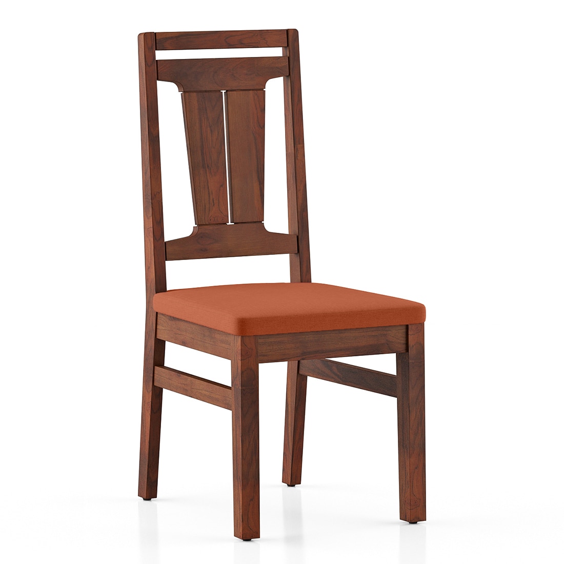 Arlo Teak Wood 6 Seater Storage Dining Table Finish - Teak with Tessa Dining chair Set