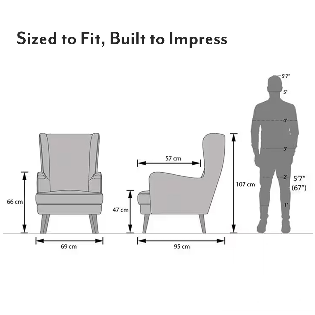 Genoa Lounge Chair In Viva bloom premium cotton Colour