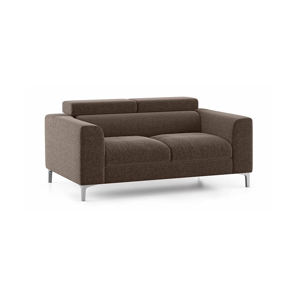 Chelsea 2 Seater Fabric Sofa (Daschund Brown)