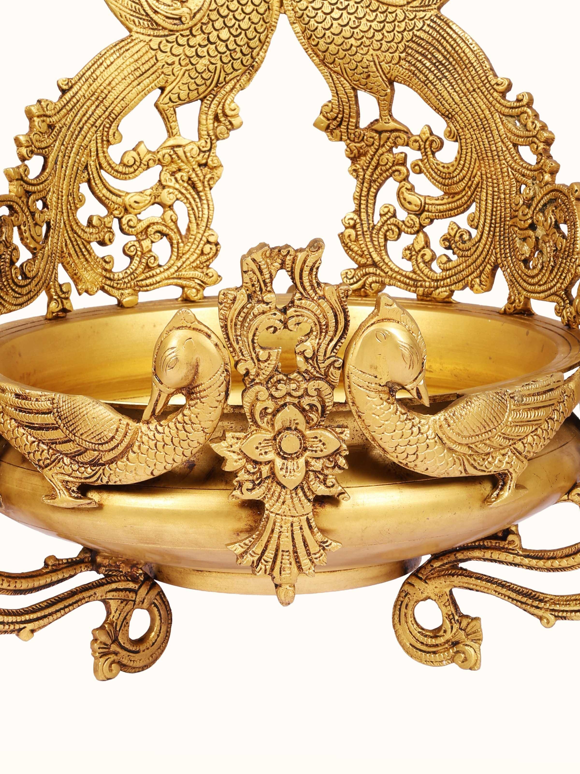 Detail shot of Aakriti Brass Urli