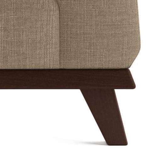 Granada Luxe 1 Seater Fabric Sofa in Sandshell Beige Colour