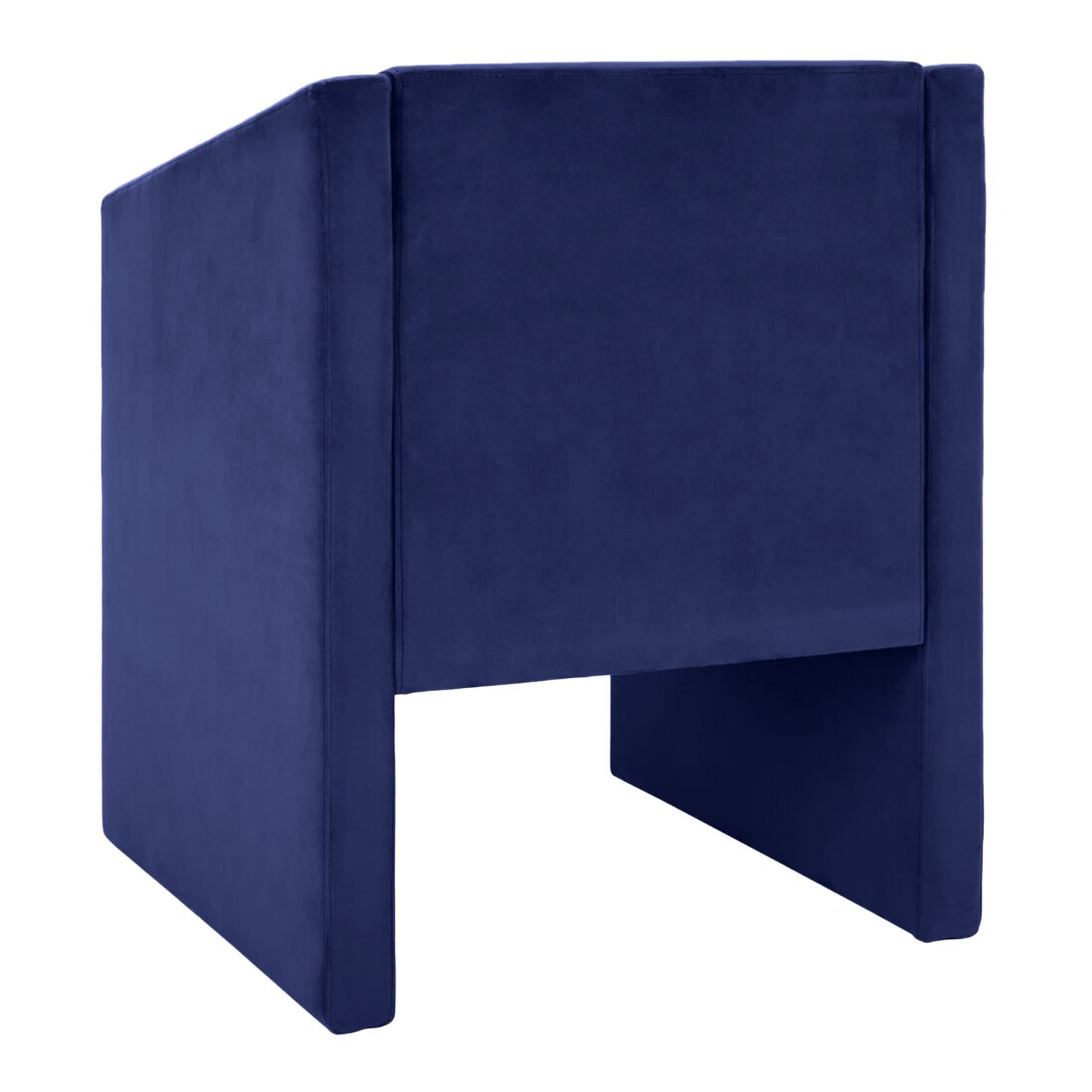 Shuntina Accent Velvet Chair in Navy Blue Colour