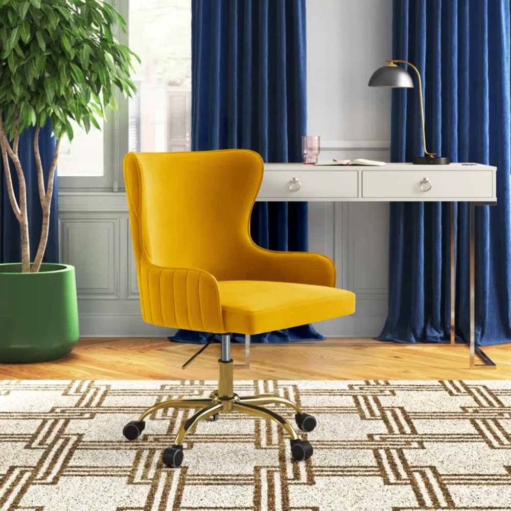 Adan Task Chair - Yellow - Doe Buck