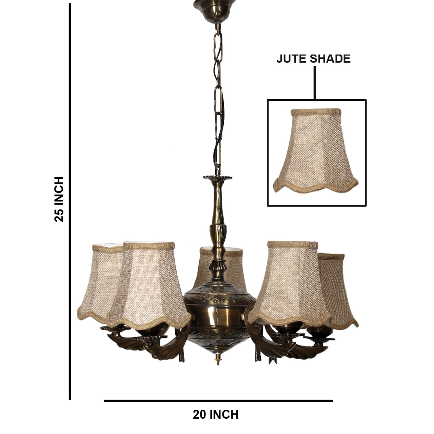 Devansh Black Wall Mounted Lamp With Off-White Cotton Shade