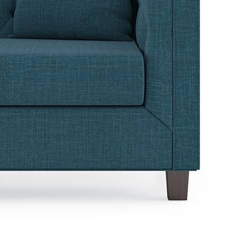 Windsor Luxe 2 Seater Fabric Sofa in Colonial Blue Colour