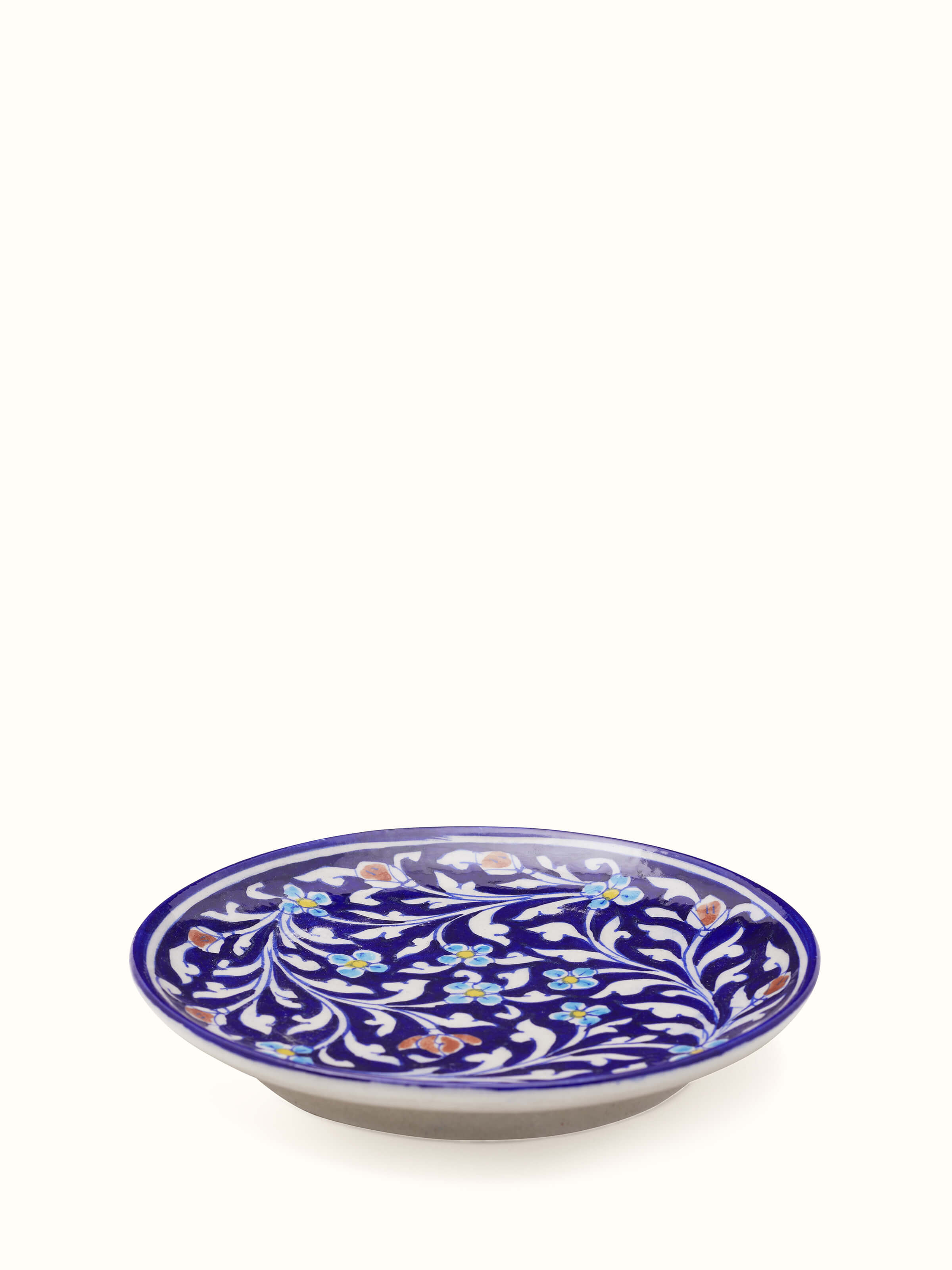 Blue Pottery Ceramic Decorative Plate