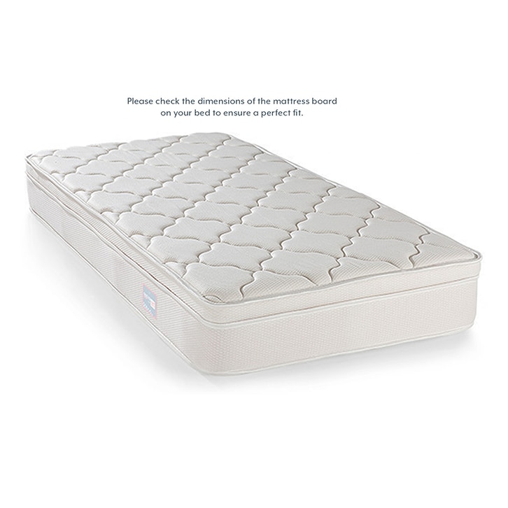Cloud Pocket Spring King Size Mattress with Memory Foam Eurotop (Mattress Thickness : 8 Inches, Mattress Dimensions : 78 x 72 in)