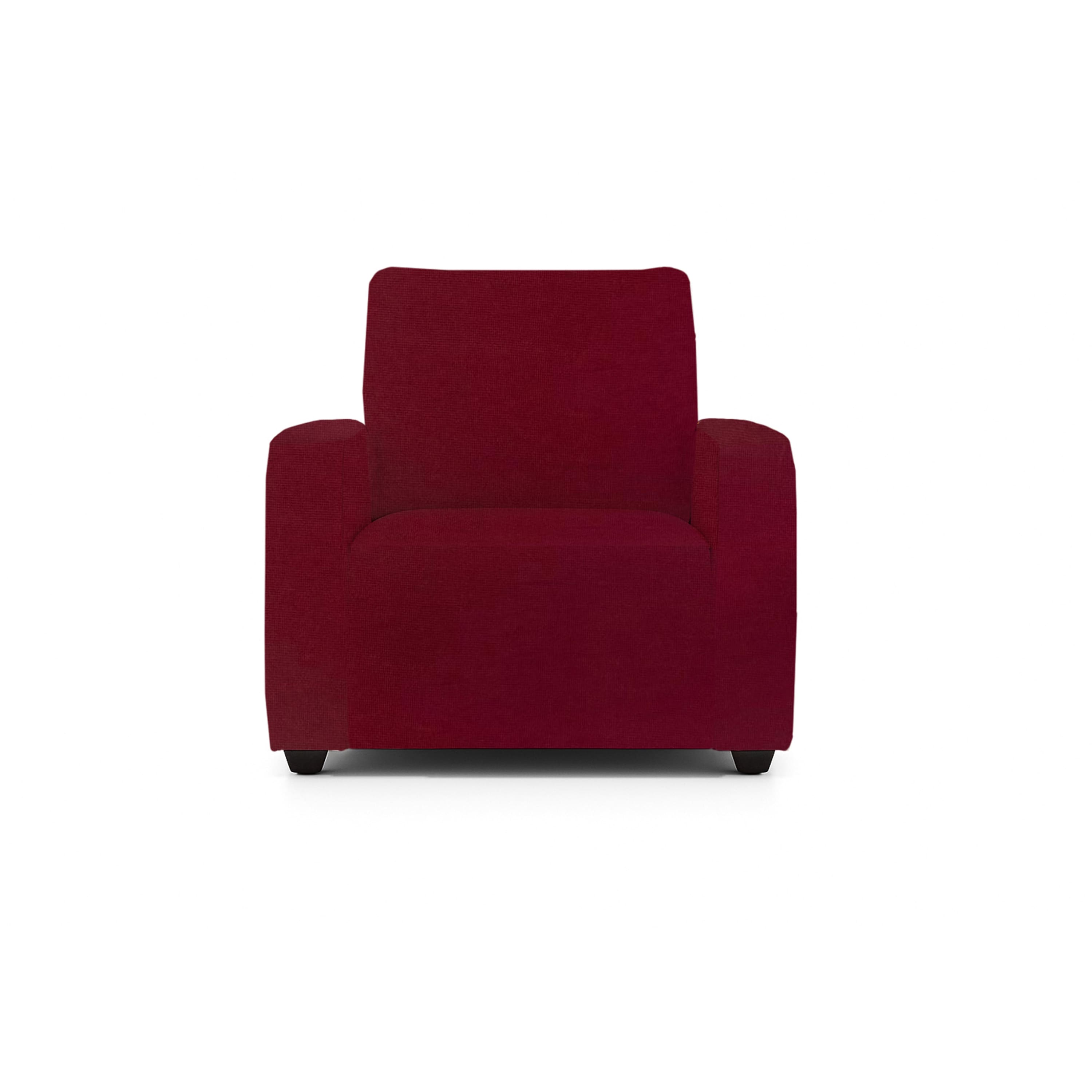 1 Seater Magenta Sofa Cover