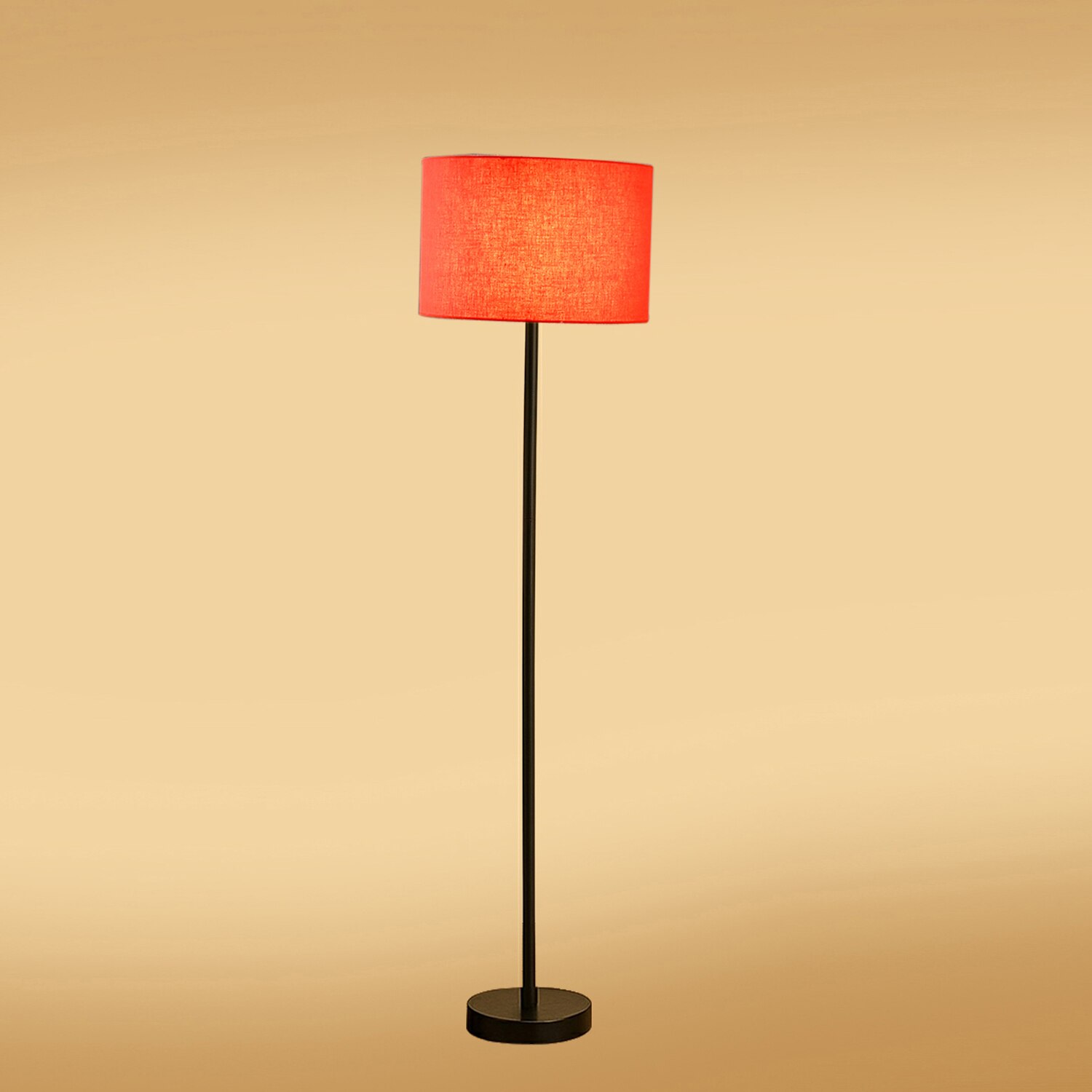 Devansh Wood Floor Lamp