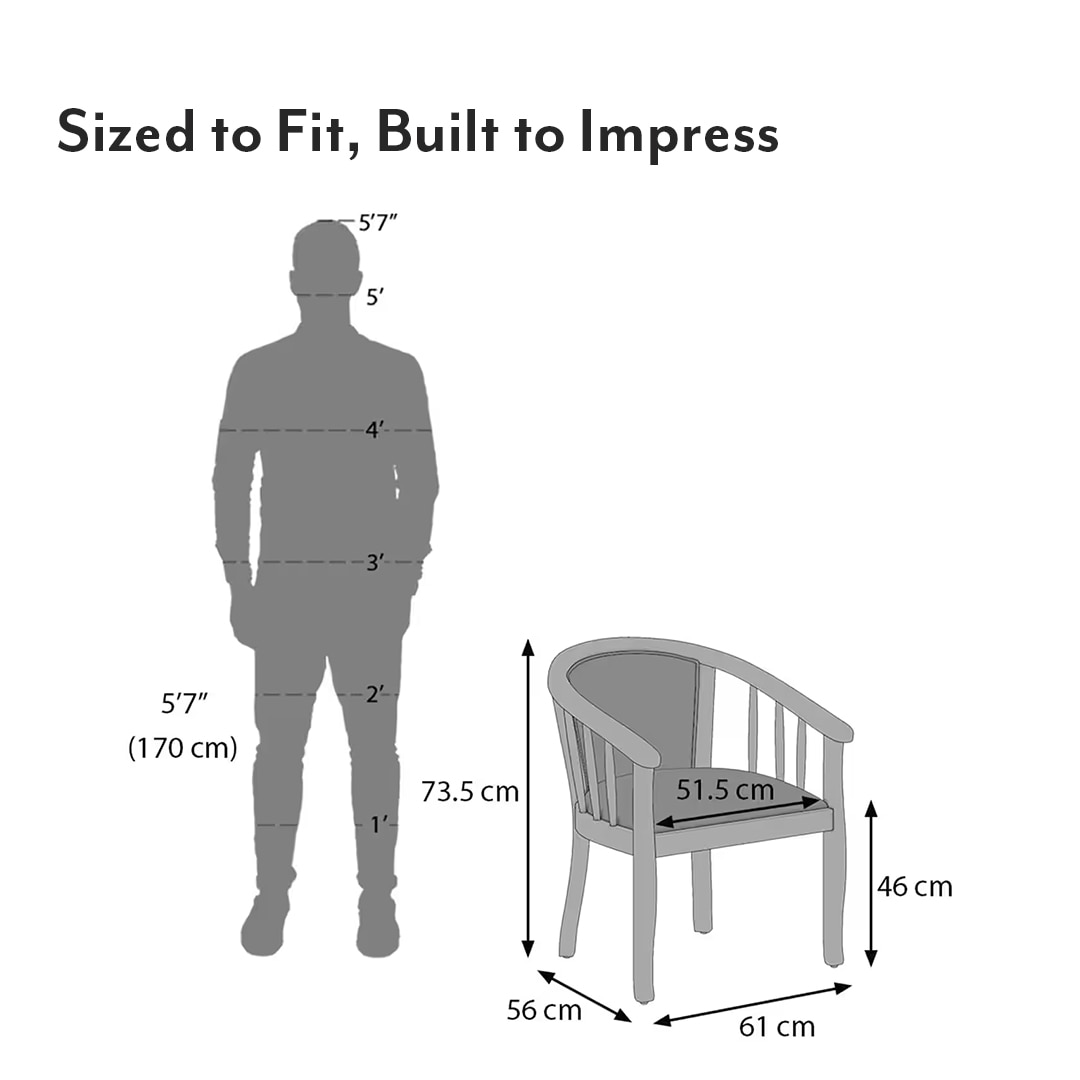 Bella Lounge Chair Finish Teak Beige Flora Colour