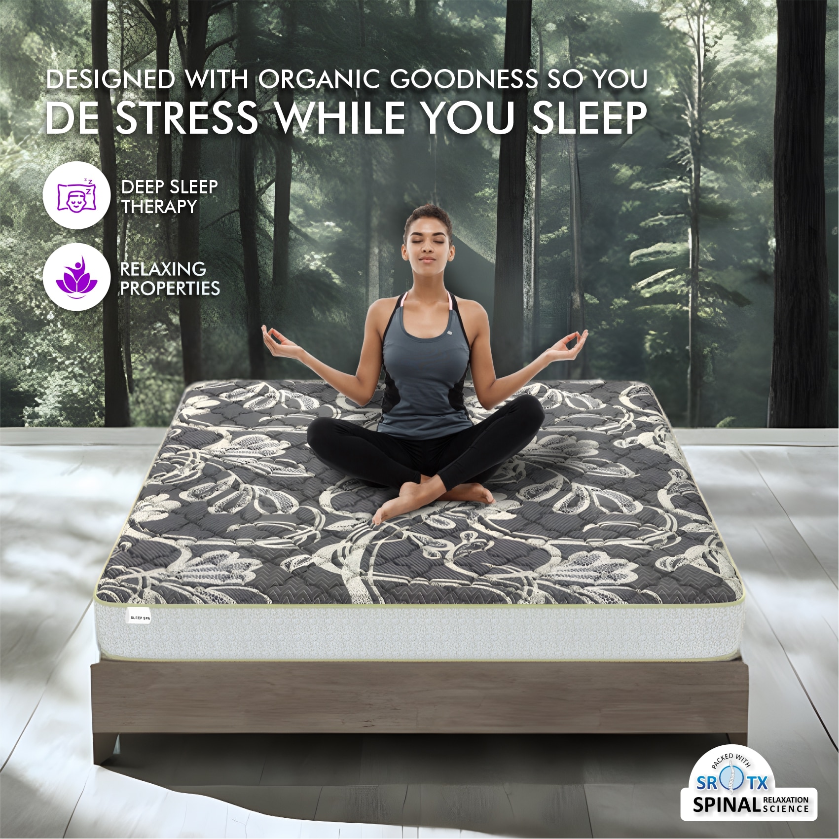 MEMOLATEX Visco Pro Memory Foam with Bamboo Charcoal fabric Single Size Mattress (72 x 35 in, 8 Inches)