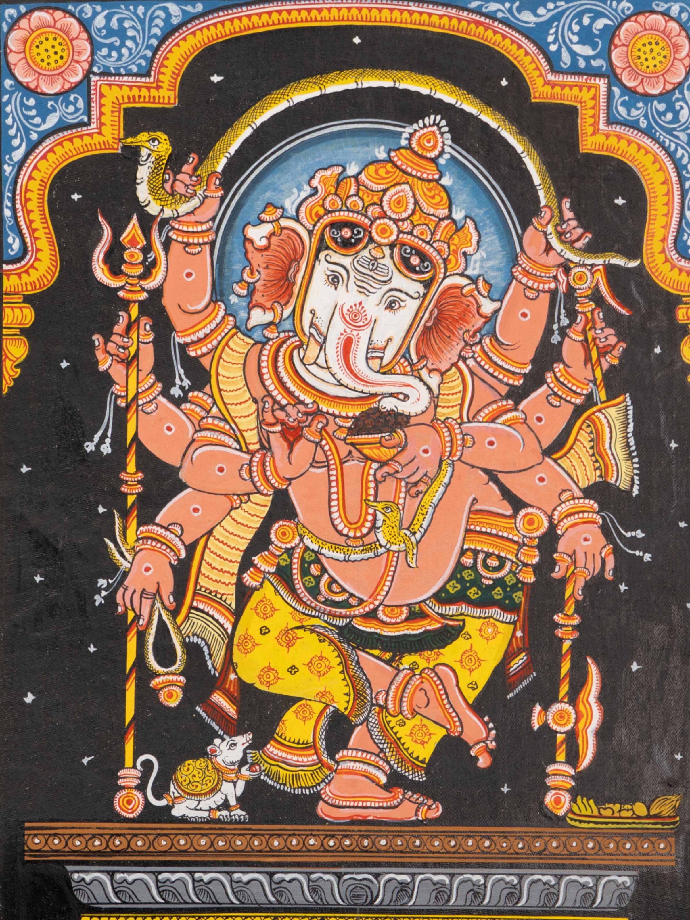 Ganesha Pattachitra Painting