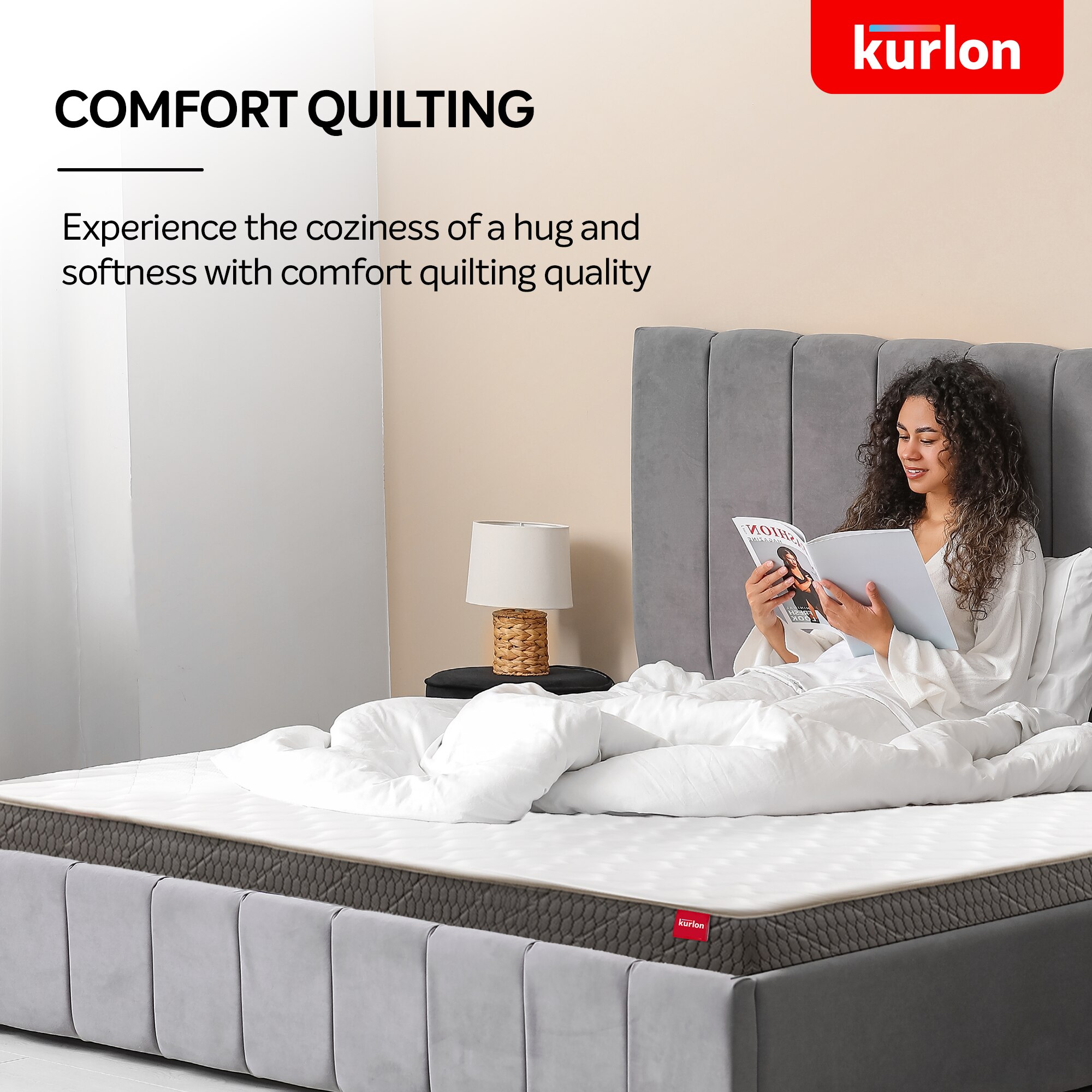 KURLON Spinel Ortho, Breathable Fabric, Spine Support 6 inch Single Bonded Foam Mattress (L x W: 78 inch x 30 inch)