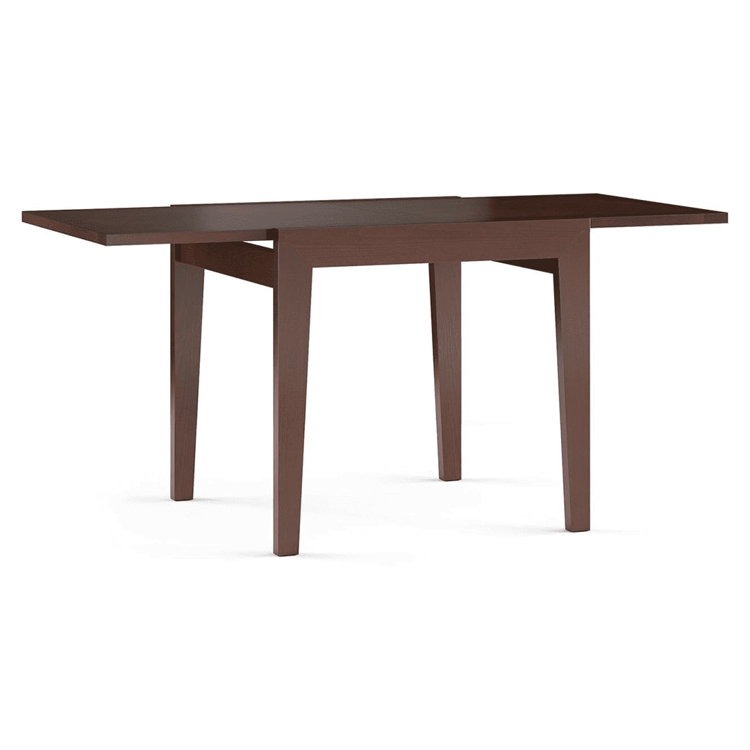 Murphy 4-To-6 Extendable - Lawson 6 Seater Dining Table Set (Colour- Dark Brown , Finish- Dark Walnut)