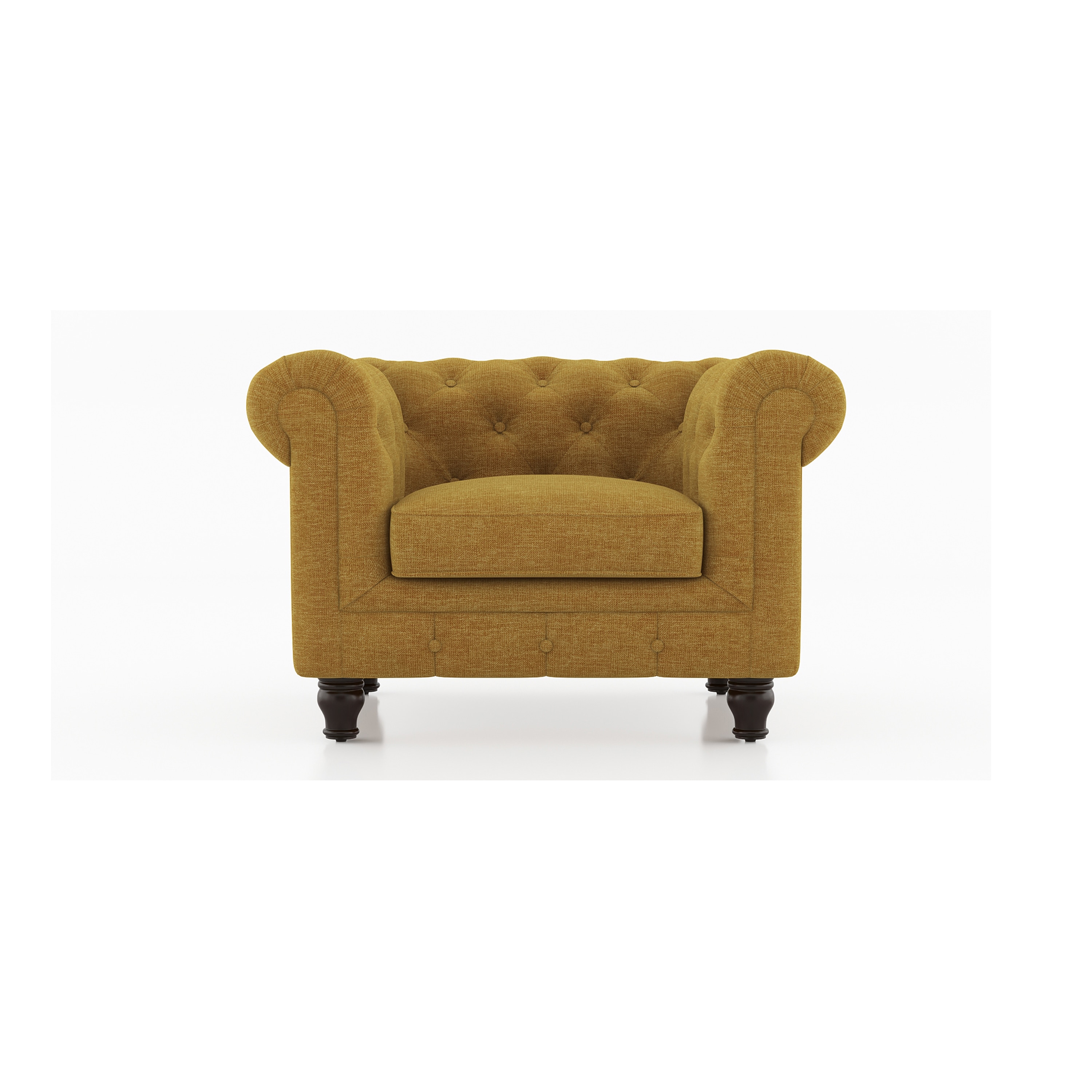 Winchester Sofa Set (Colour: Ochre, Seater:4+ 2+1+1)