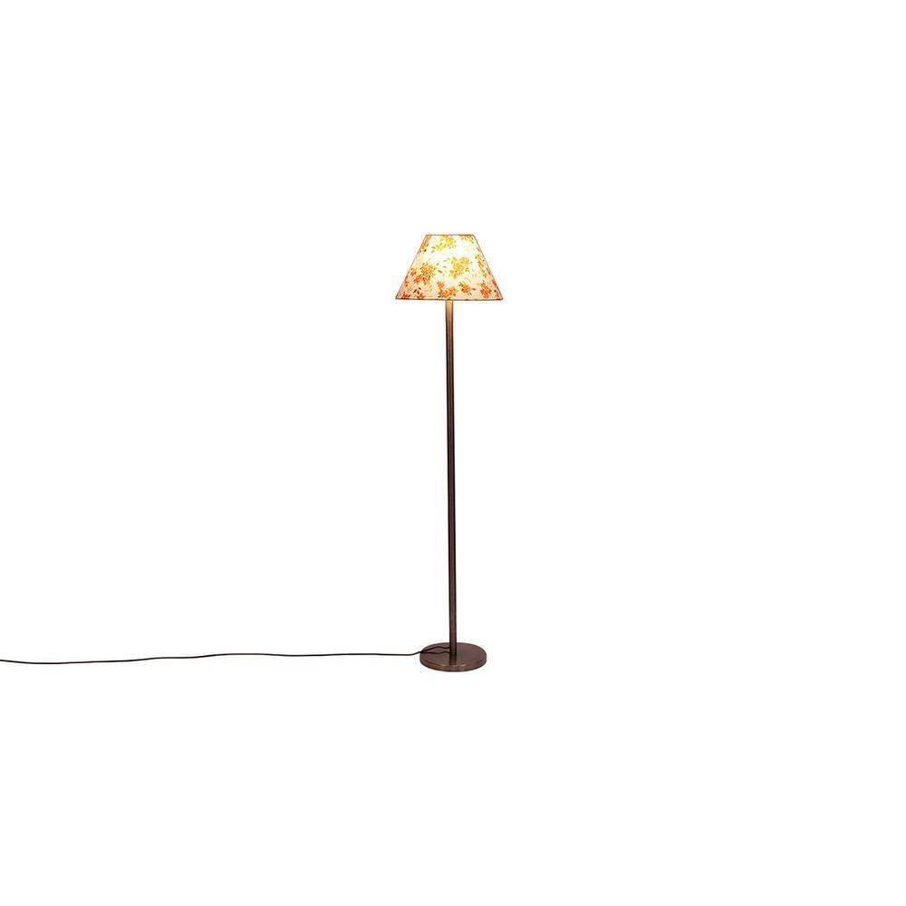 Dessa Multicolour Cotton Shade Floor Lamp