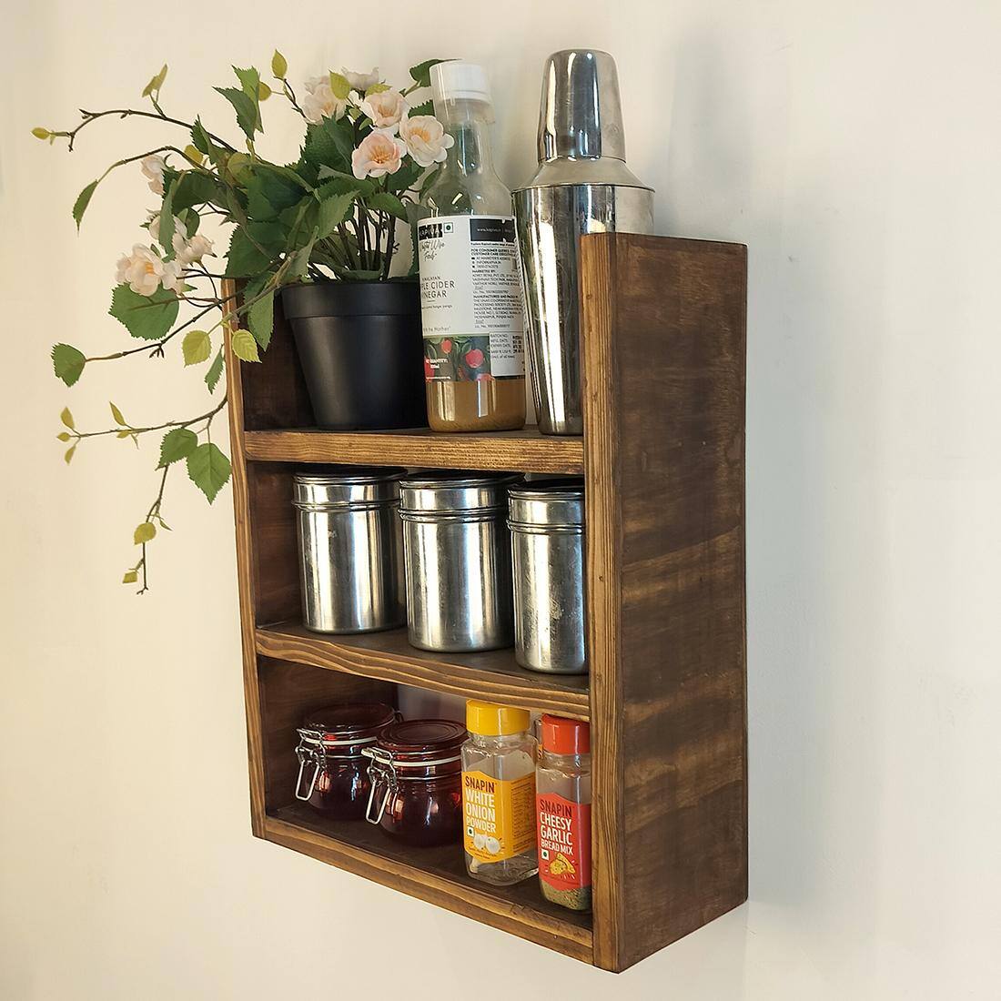 Emma Wooden Kitchen Storage Rack