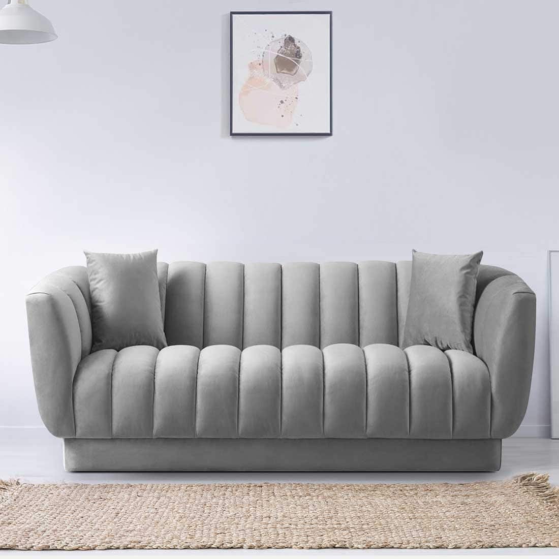 Exalt Fabric Sofa (Grey)
