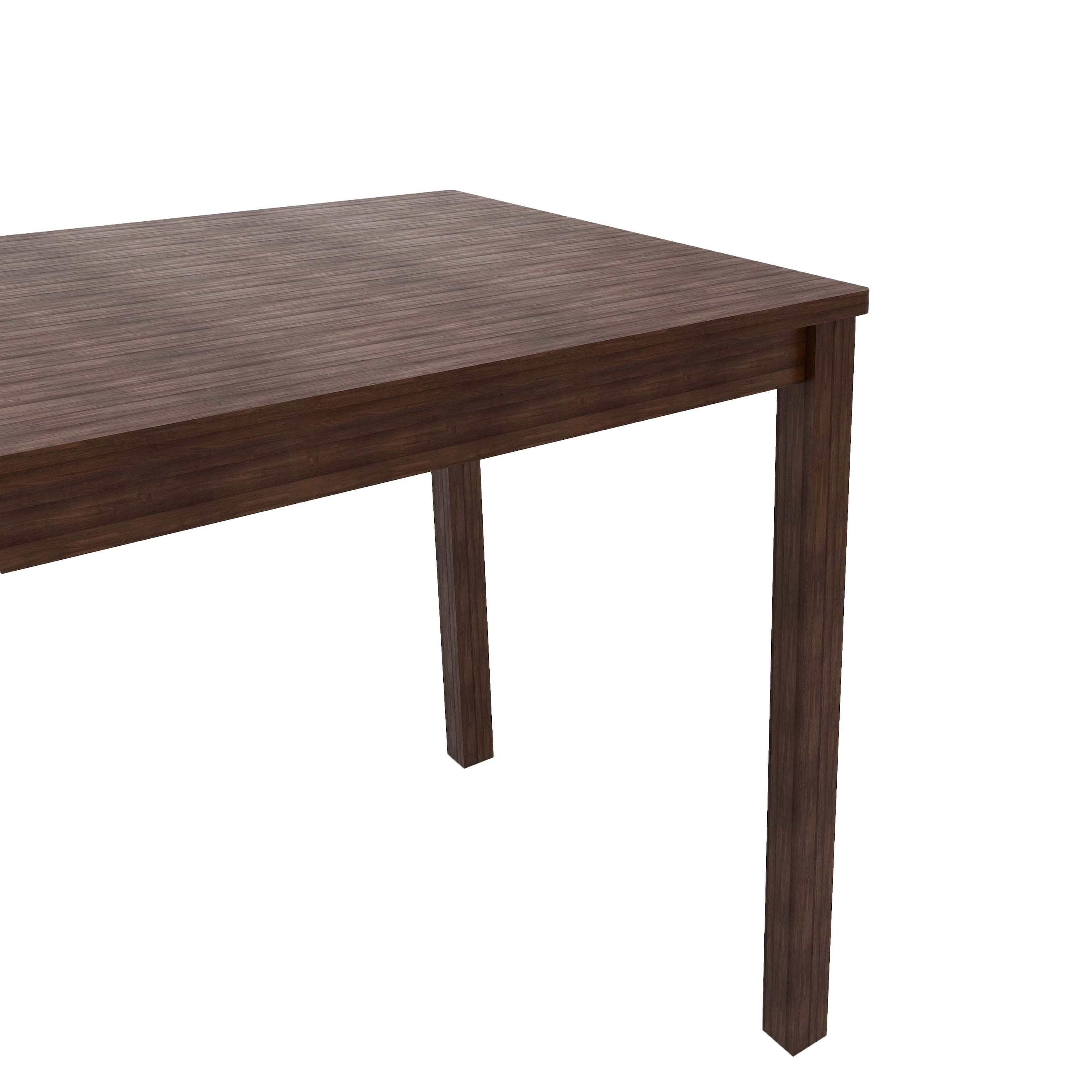 Seattle Starter Dining Set 1+4 (Rubberwood, Dark Cappuccino Finish)