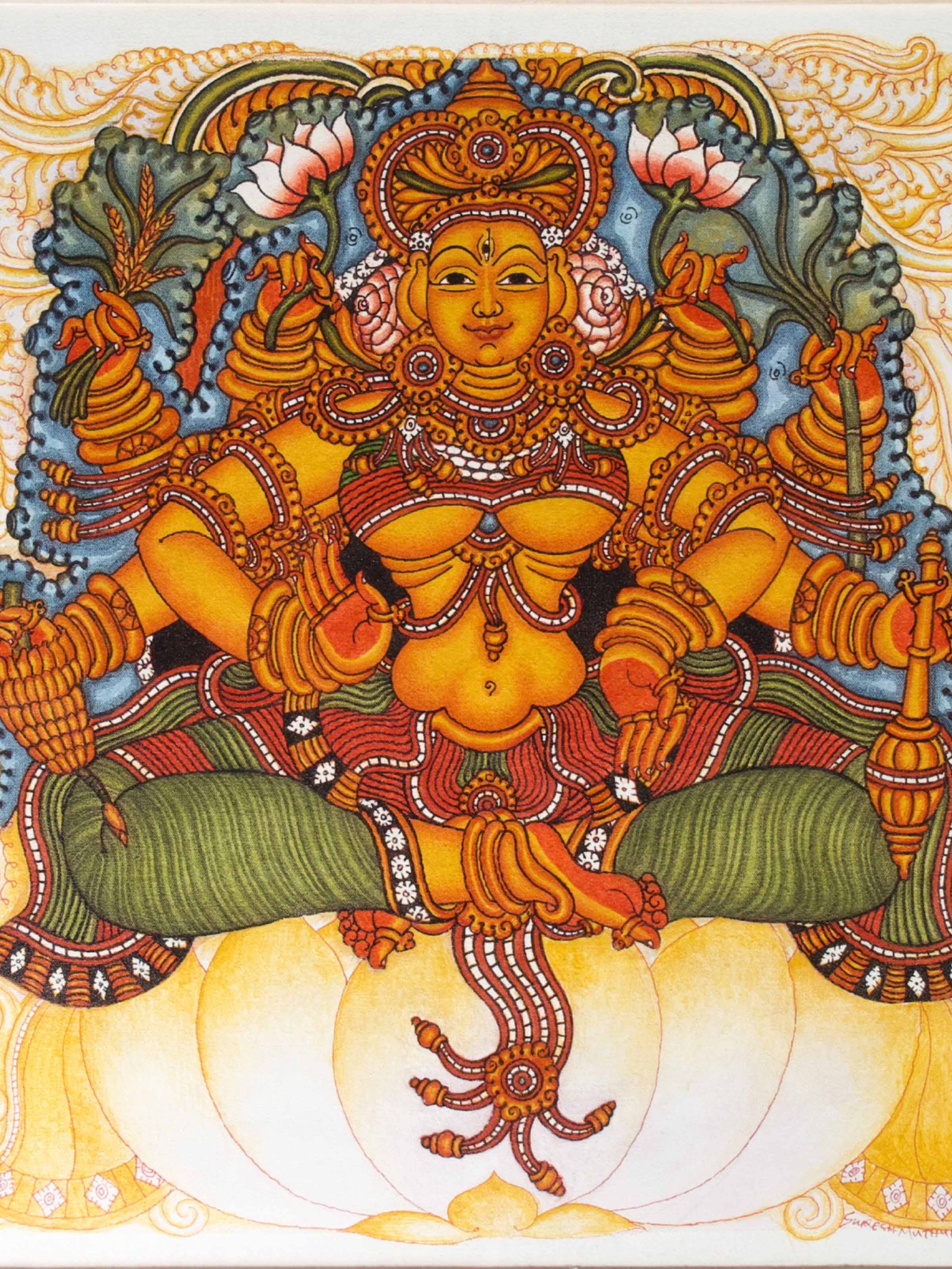 Dhanyalakshmi Kerala Mural Painting