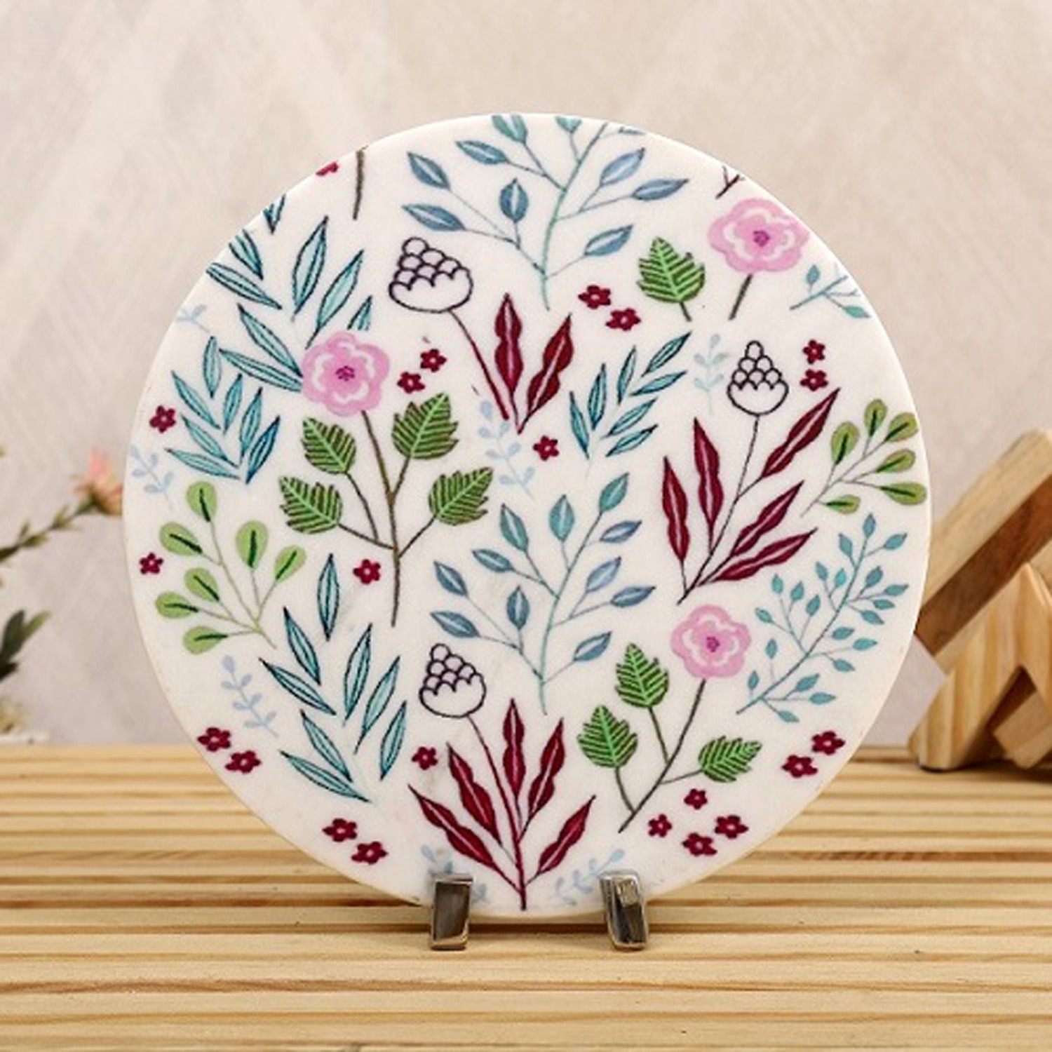 Wall Corsage Marble Showpiece - Posh N Plush