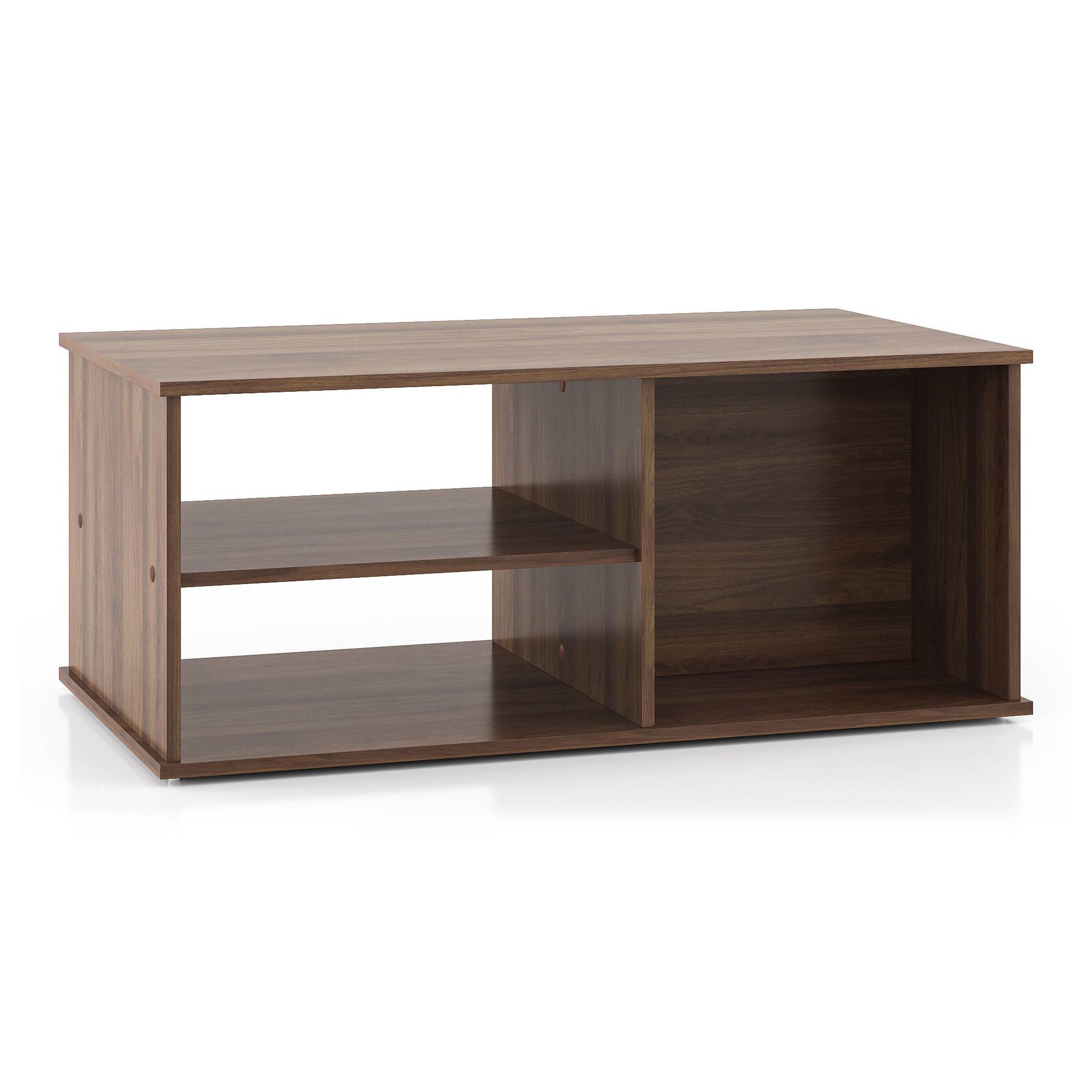 Liam Rectangular Engineered Wood Coffee Table In Classic Walnut Finish