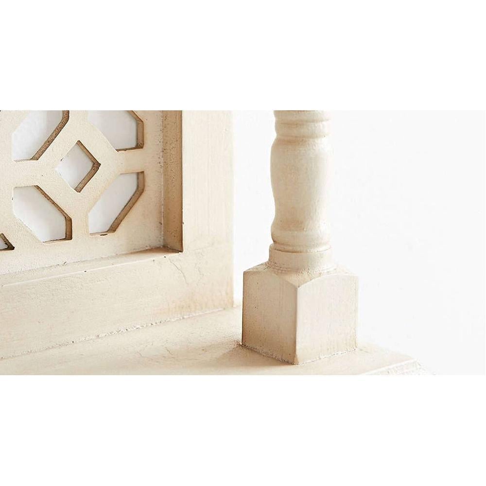 WOODENMOOD Rectangular Wall Rack