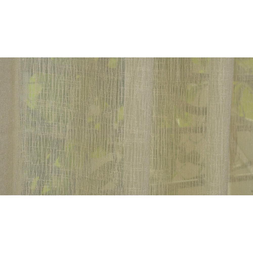 linen net Pack Of 2 Sheer Long Door Curtains