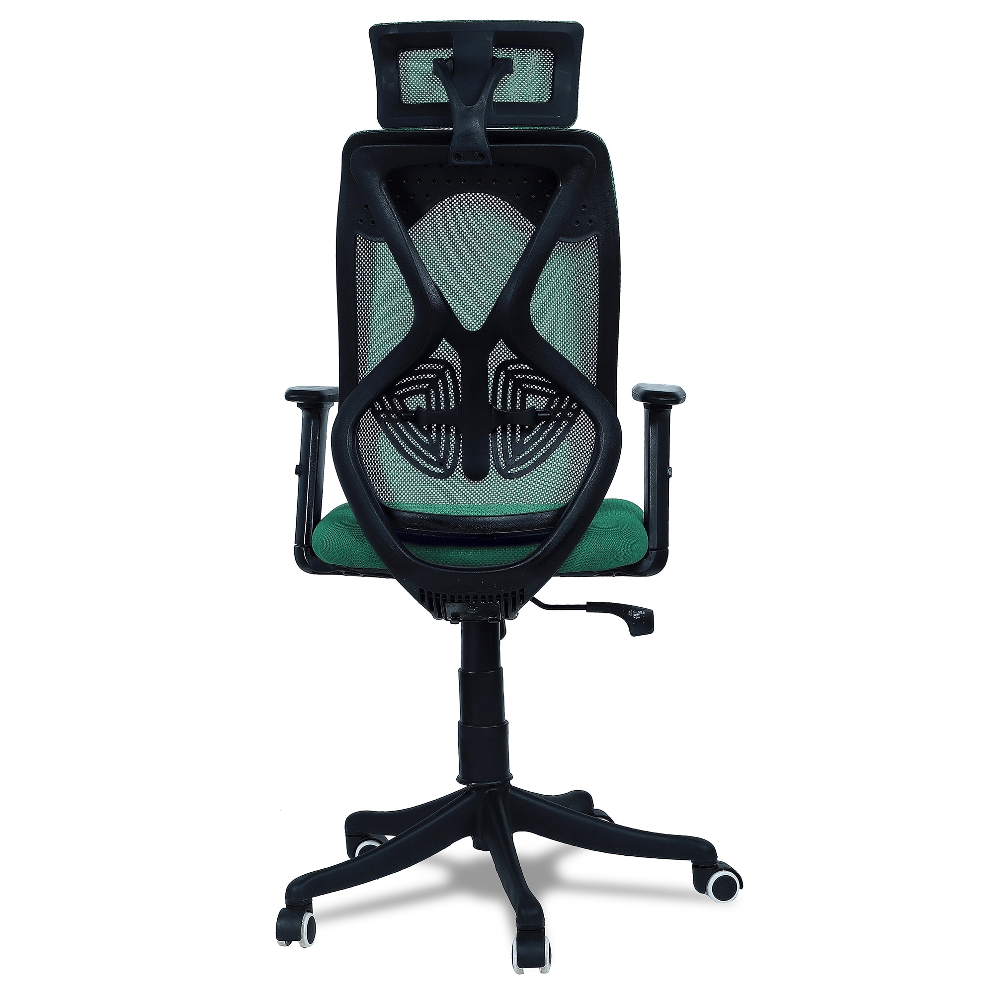 Zeeazyana High Back Ergonomic Chair in Dark Green Colour