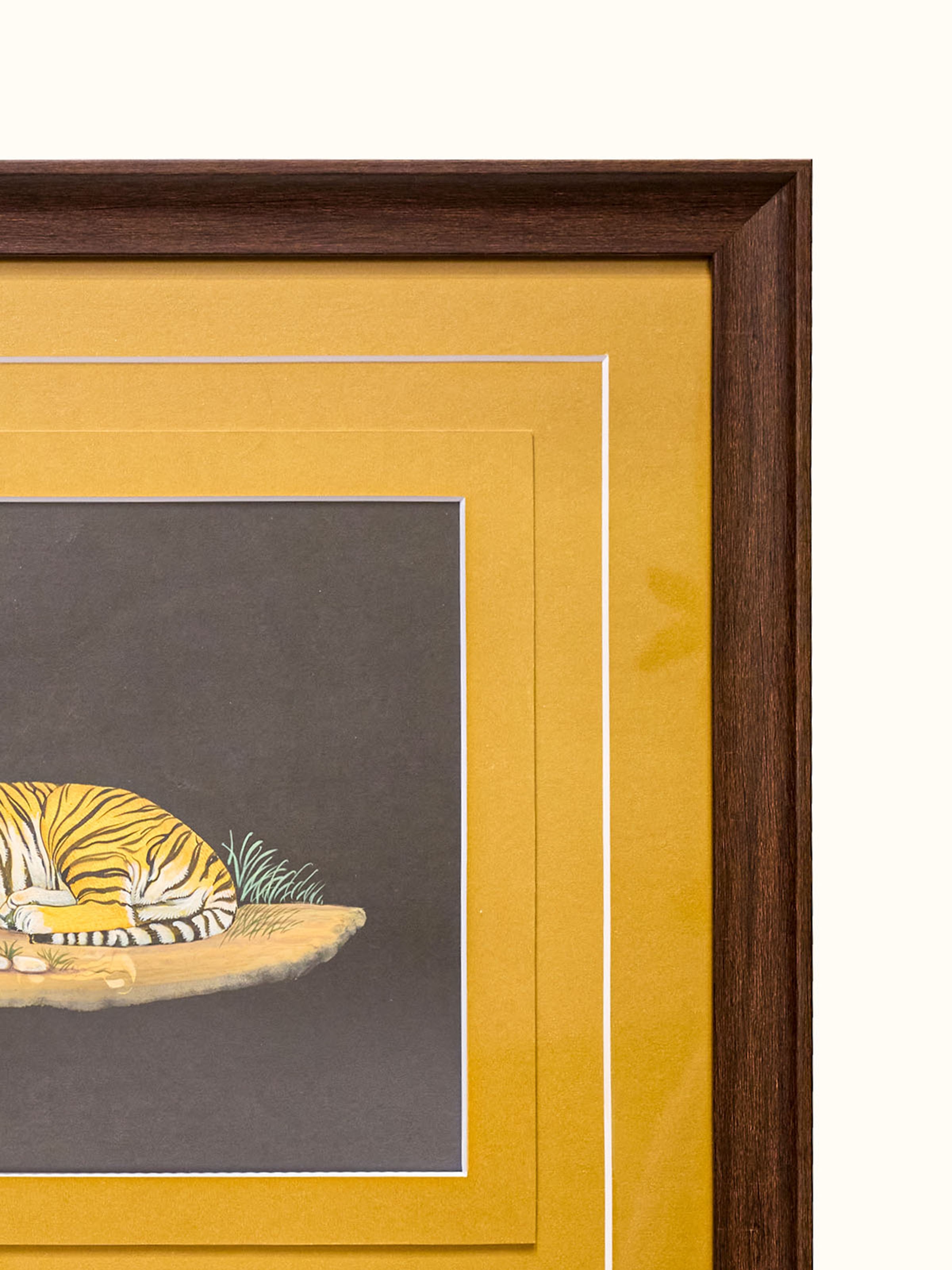 Tiger Miniature Painting