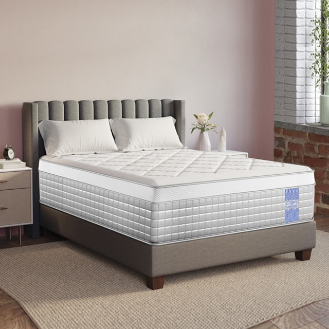 Gravity Hybrid Euro Top 5 Zoned Zero Partner Disturbance & 7 Layered Foam Pocket Spring Mattress (84 x 72 in, 10 Inches)