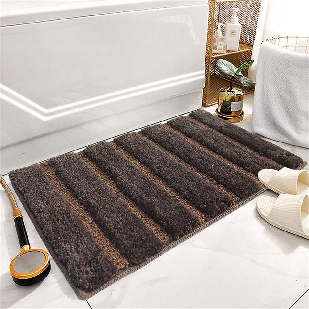 Bathmat 2500 GSM Microfiber Anti Skid Slip Water Absorbent Machine Washable and Quick Dry Mexico Mats for Bathroom, Kitchen, Entrance - Luxe Home International