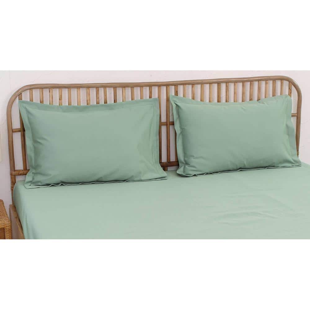 Sage Double Bedsheet Set Green