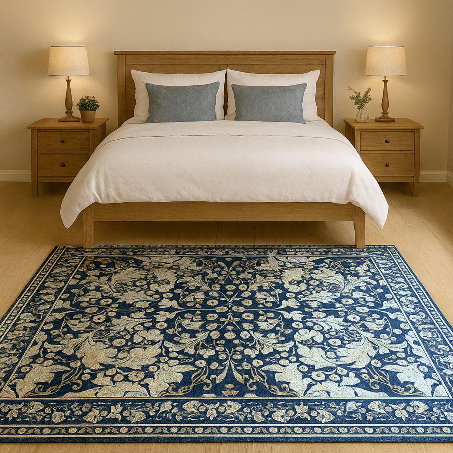 Luxe Home Polyester Persian Carpet – (4x6 Feet, Multicolor, TPR)