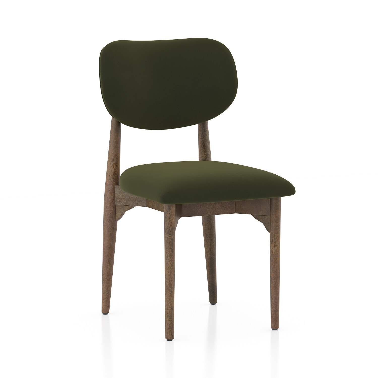 Aero Solid Wood 4 Seater Dining Table With Ollie Dining Chair