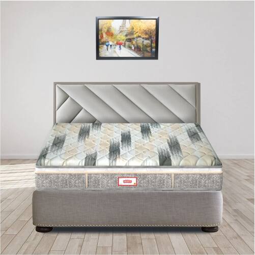 GrandeOrthopedic Euro Top With Rebotech Technology 5.5 Inch King Size Bonded Foam Mattress (81X72 Inches), ConvolutedHR Foam, SoftRelax Comfort Mattress - Coirfit