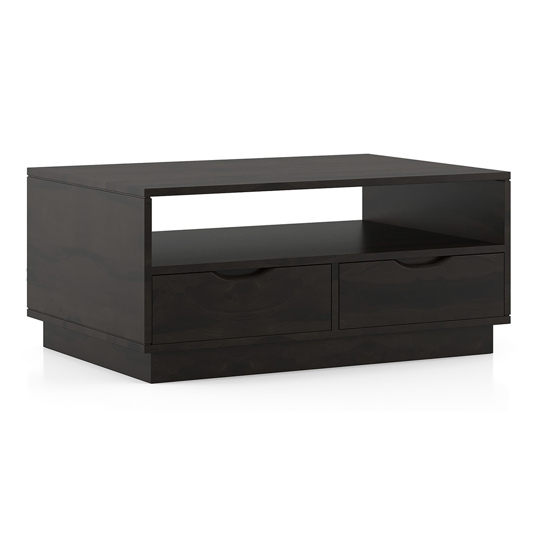 Zephyr Storage Coffee Table in American Walnut Finish